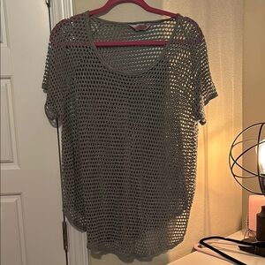 SJS Gray Mesh Muscle Tee